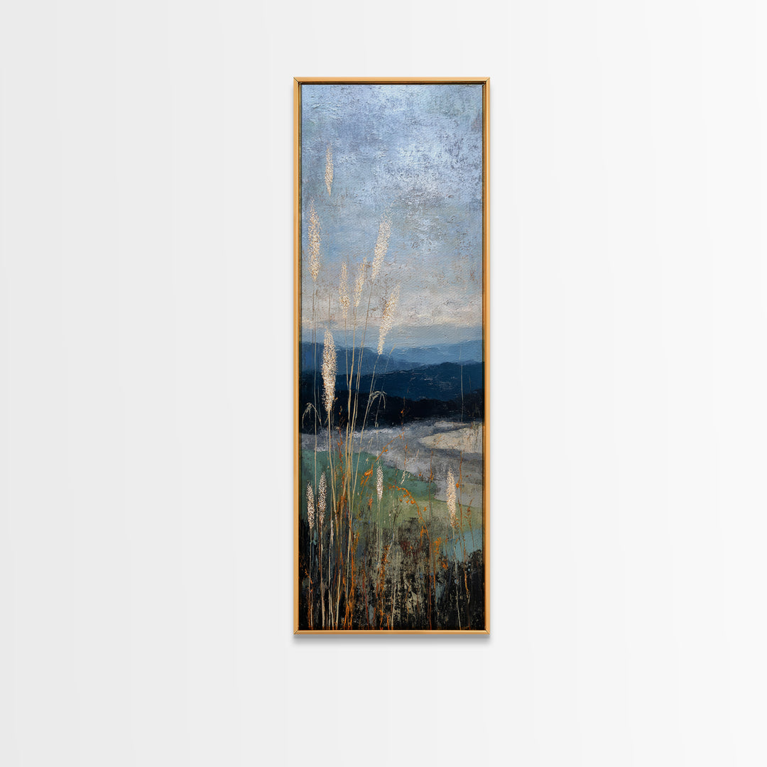 Quiet Meadow Landscape Framed Canvas Print, Living Room Art, Living Room Wall Art, Living Room Decor, Fine Art, Living, LIR-1x3-83