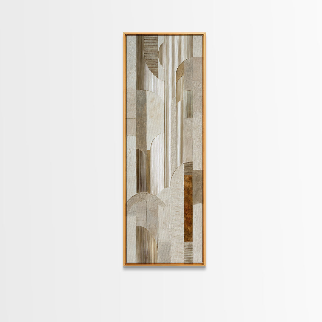 Textured Plaster Abstract Canvas Print, Living Room Art, Living Room Wall Art, Living Room Decor, Abstract Art, Living, LIR-1x3-89