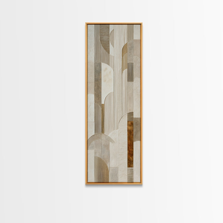 Textured Plaster Abstract Canvas Print, Living Room Art, Living Room Wall Art, Living Room Decor, Abstract Art, Living, LIR-1x3-89