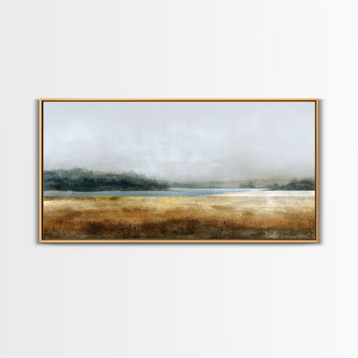 Minimal Scandinavian Forest Canvas Print, Living Room Art, Mid Century Modern, Living Room Decor, Living, Abstract Wall Art, LIR-2x1-57