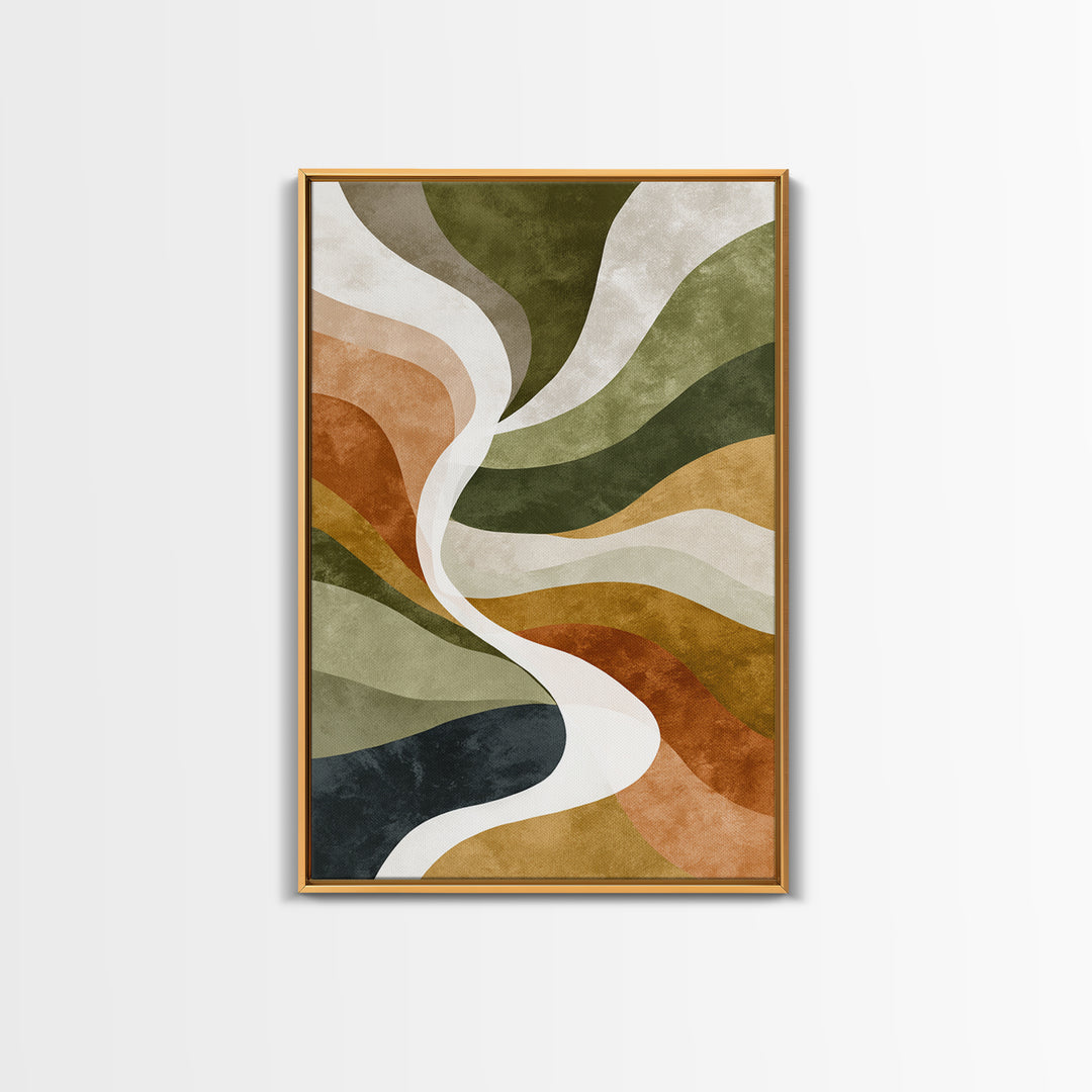 Abstract Organic Shapes Canvas Print, Living Room Art, Art Print, Living Room Decor, Abstract Art, Living, New Home Gift, LIR-2x3-23