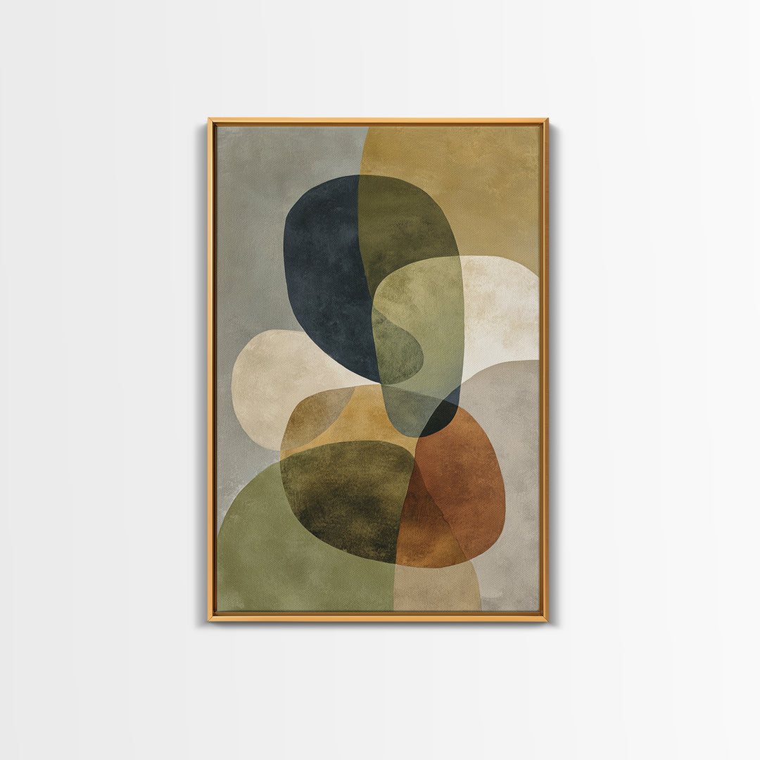 Abstract Organic Shapes Canvas Print, Living Room Art, Bedroom Wall Art, Living Room Decor, Abstract Art, Living, LIR-2x3-95