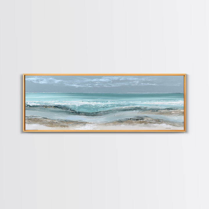 Coastal Aerial Shoreline Canvas Print, Living Room Art, Fine Art Print, Living Room Decor, Fine Art, Living, Wall Decor, LIR-3x1-3