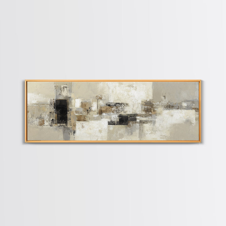Oversized Line Figure Framed Canvas Print, Living Room Art, Living Room Wall Art, Living Room Decor, Fine Art, Living, LIR-3x1-57