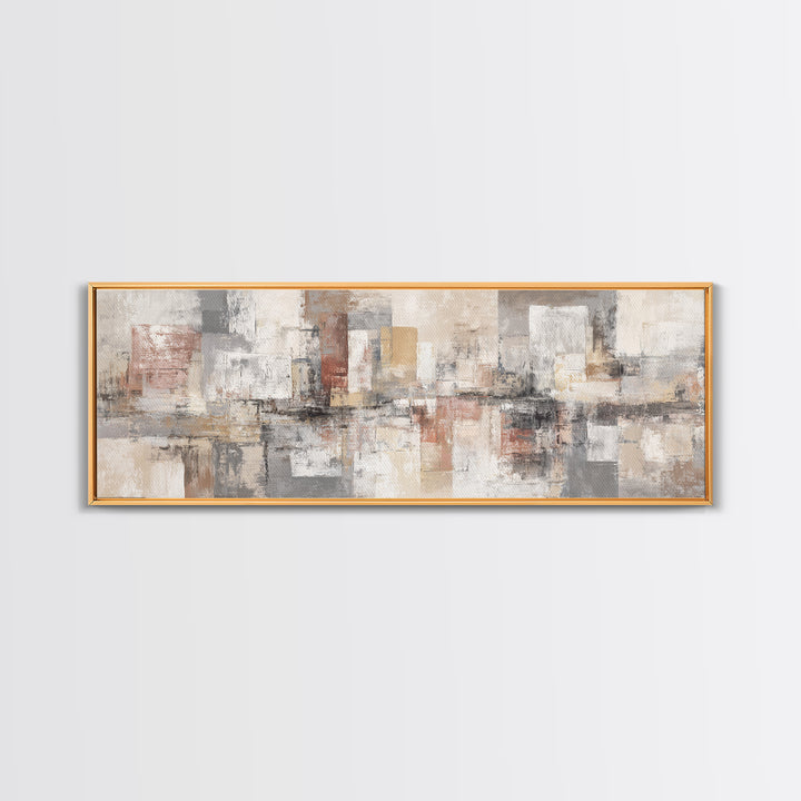 Oversized Line Figure Framed Canvas Print, Living Room Art, Living Room Wall Art, Living Room Decor, Fine Art, Living, LIR-3x1-81