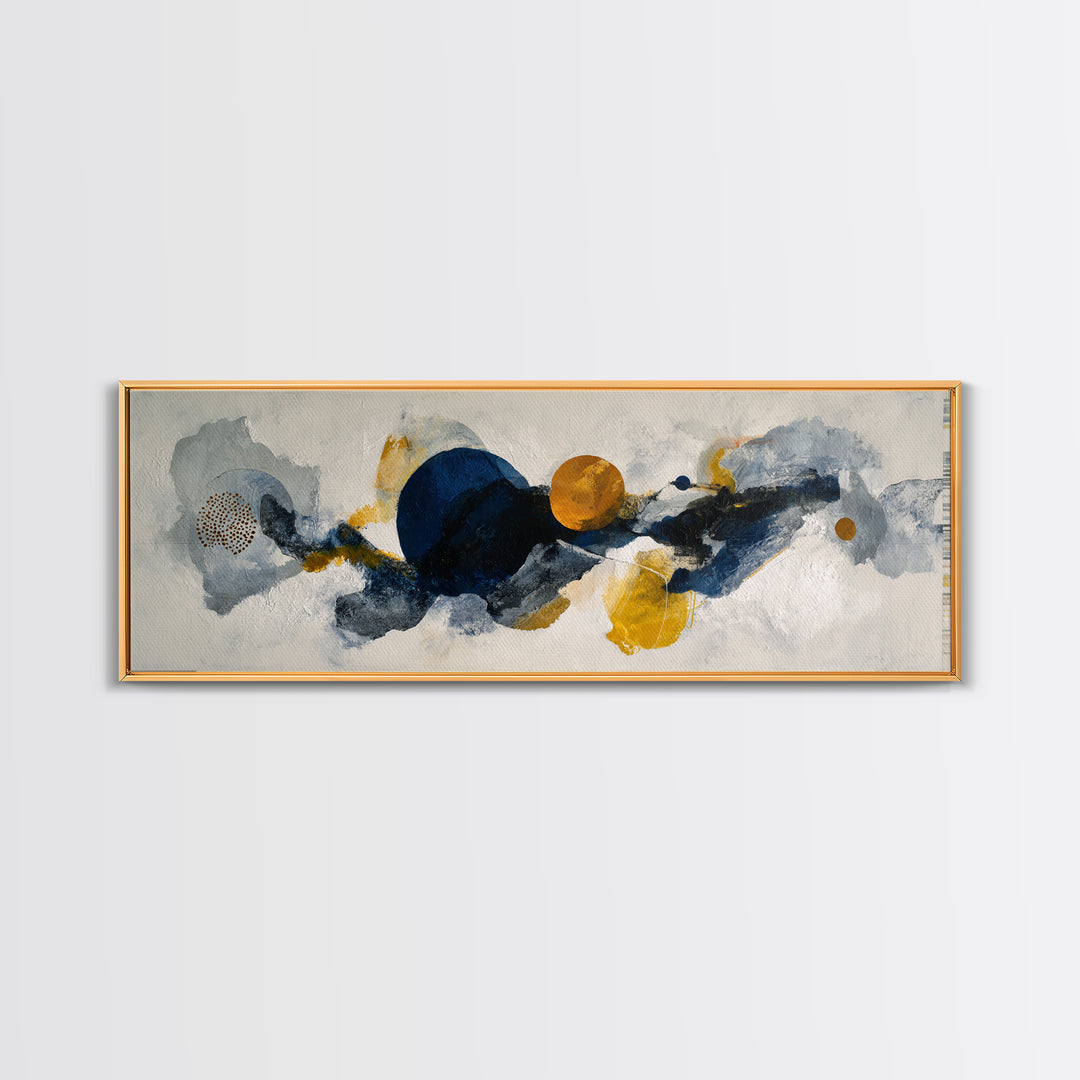 Monochrome Stone Texture Abstraction Canvas Print, Living Room Art, Bedroom Wall Art, Living Room Decor, Abstract Art, Living, LIR-3x1-85
