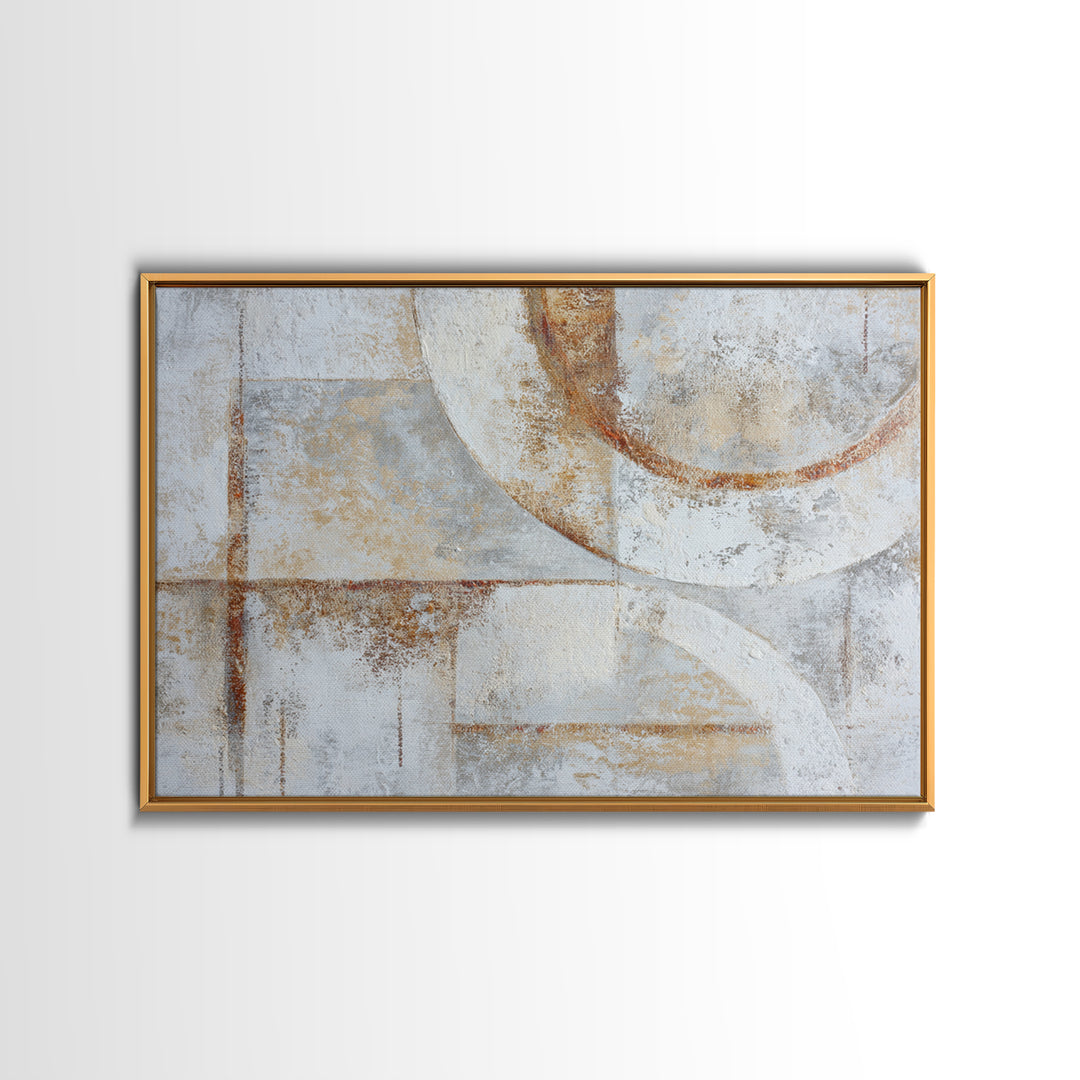 Textured Plaster Abstract Canvas Print, Living Room Art, Living Room Wall Art, Living Room Decor, Abstract Art, Living, LIR-3x2-33