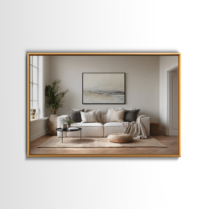 Oversized Line Figure Framed Canvas Print, Living Room Art, Gallery Decor, Living Room Decor, Fine Art, Living, Wall Art, LIR-3x2-45