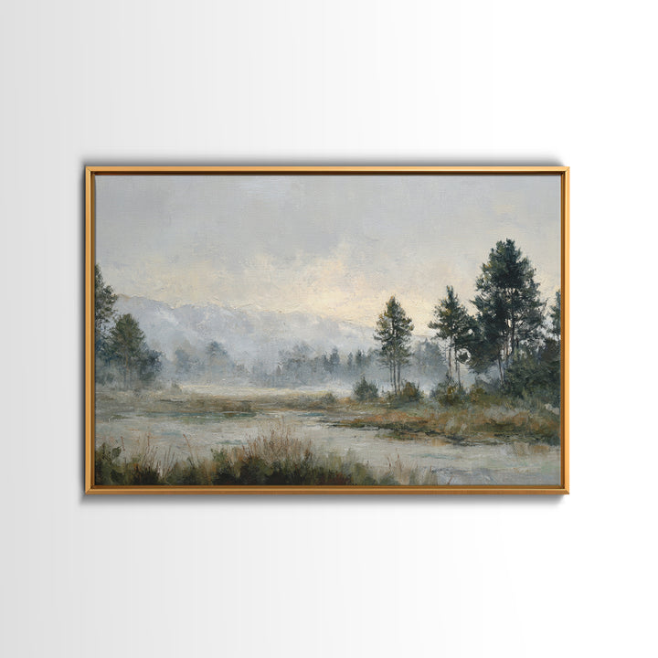 Quiet Meadow Landscape Canvas Print, Living Room Art, Digital Prints, Living Room Decor, Fine Art, Living, Apartment Decor, LIR-3x2-75