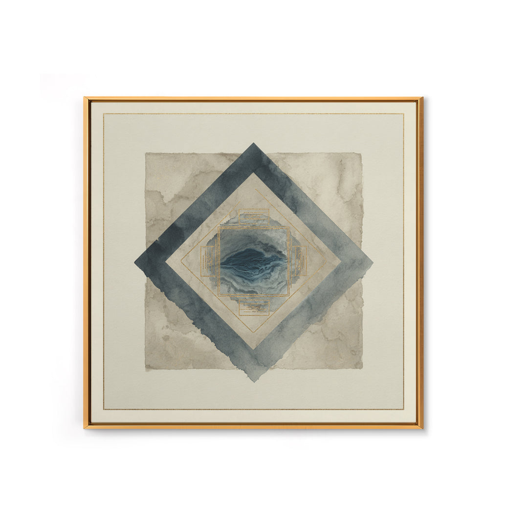 Ink Wash Mountain Symbolizing Stability Canvas Print, Law Office Art, Printable, Office Decor, Counsel, Modern Wall Decor, LOA-1x1-20