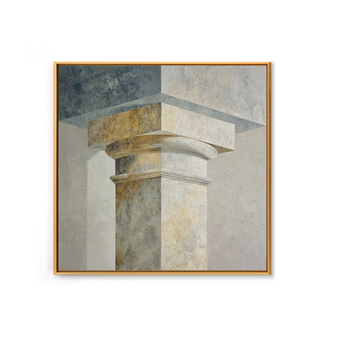 Marble Courthouse Column Study Without Building Scene Canvas Print, Law Office Art, Law School, Office Decor, Counsel, LOA-1x1-51