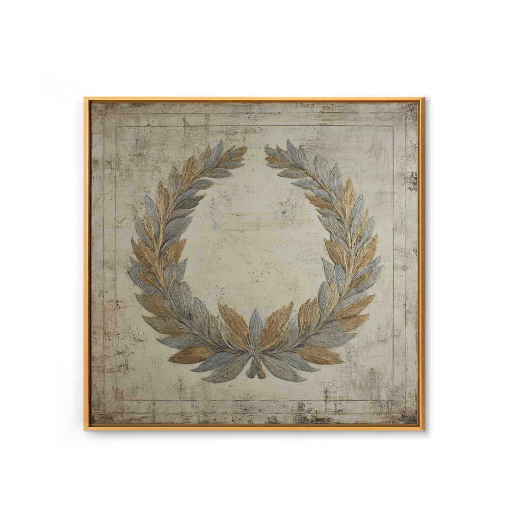 Roman Laurel Wreath Framed Canvas Print, Law Office Art, Printable Art, Office Decor, Fine Art, Counsel, Lawyer, Butterfly Art, LOA-1x1-8