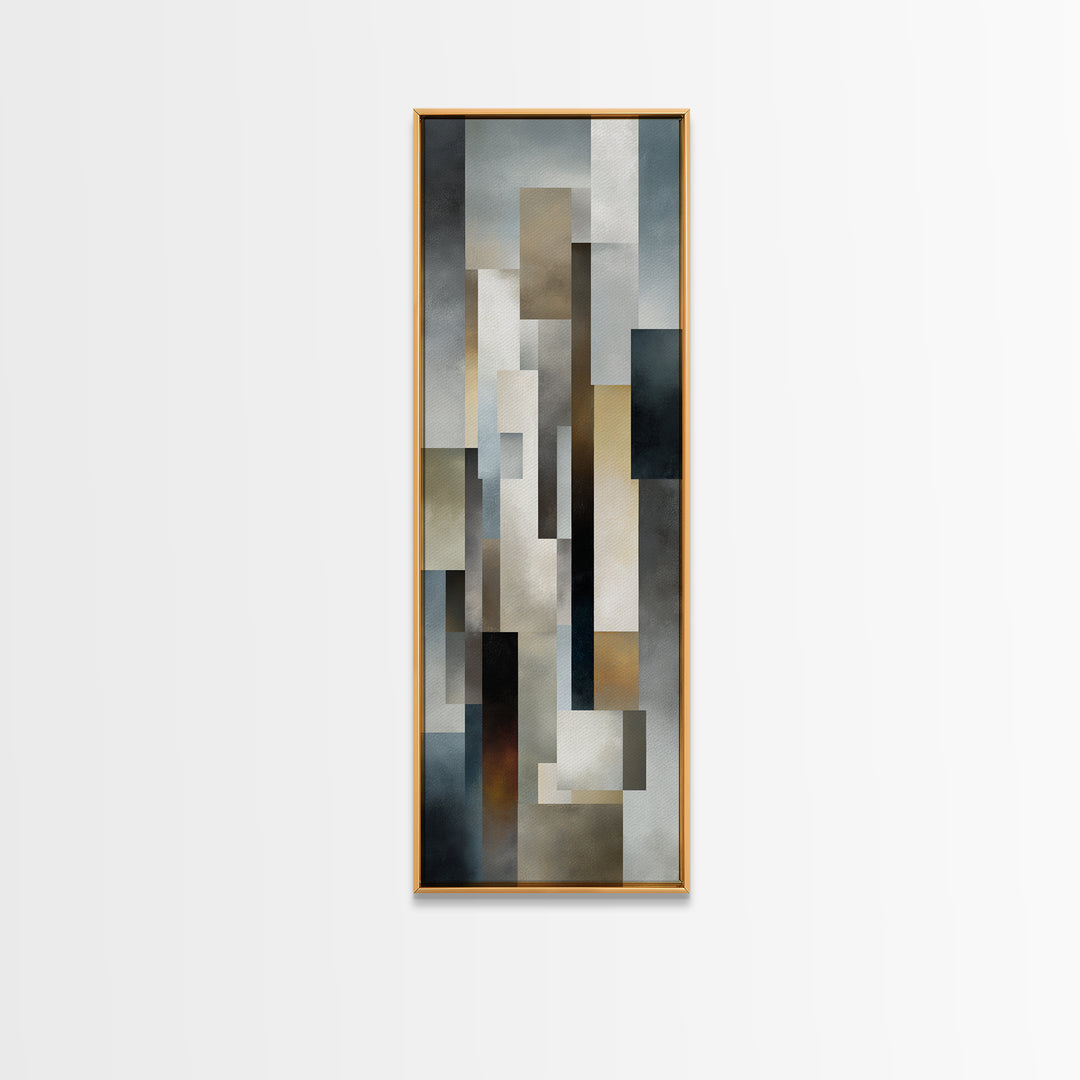 Balanced Geometric Forms Symbolizing Fairness Canvas Print, Law Office Art, Modern Decor, Office Decor, Fine Art, Counsel, LOA-1x3-17