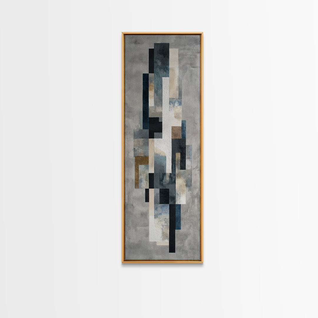 Balanced Geometric Forms Symbolizing Fairness Canvas Print, Law Office Art, Office Wall Decor, Office Decor, Abstract Art, LOA-1x3-89