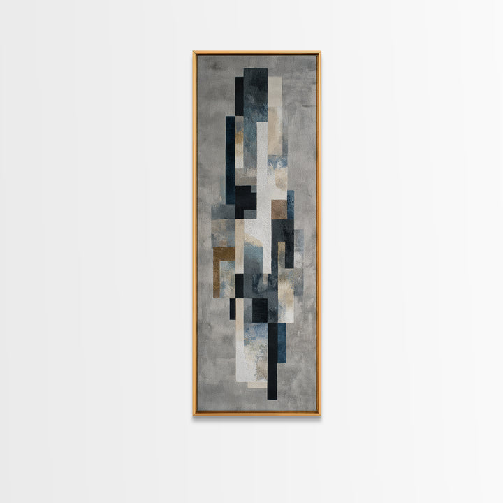 Balanced Geometric Forms Symbolizing Fairness Canvas Print, Law Office Art, Office Wall Decor, Office Decor, Abstract Art, LOA-1x3-89