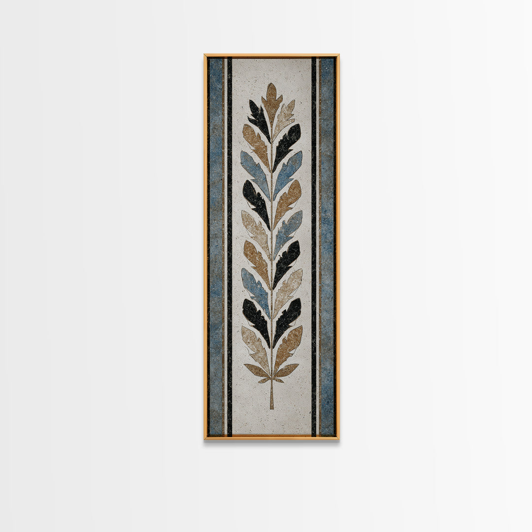 Roman Laurel Wreath Framed Canvas Print, Law Office Art, Printable Art, Office Decor, Fine Art, Counsel, Lawyer, Butterfly Art, LOA-1x3-92
