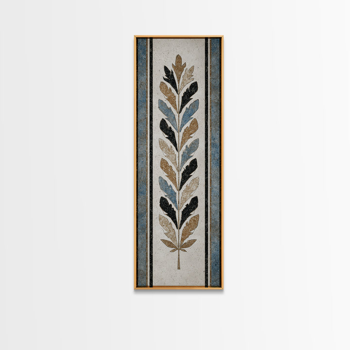 Roman Laurel Wreath Framed Canvas Print, Law Office Art, Printable Art, Office Decor, Fine Art, Counsel, Lawyer, Butterfly Art, LOA-1x3-92