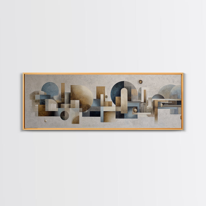 Balanced Geometric Forms Symbolizing Fairness Canvas Print, Law Office Art, Lawyer Gift, Office Decor, Fine Art, Counsel, LOA-3x1-93