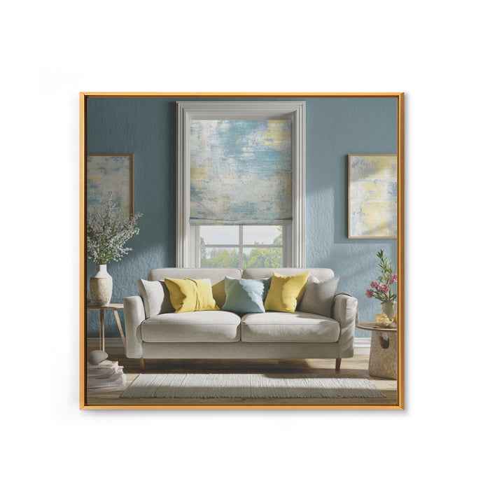 Linen Texture Abstract Canvas Print, Laundry Room Art, New Home Gift, Living Room Decor, Abstract Art, Clean, LRA-1x1-36