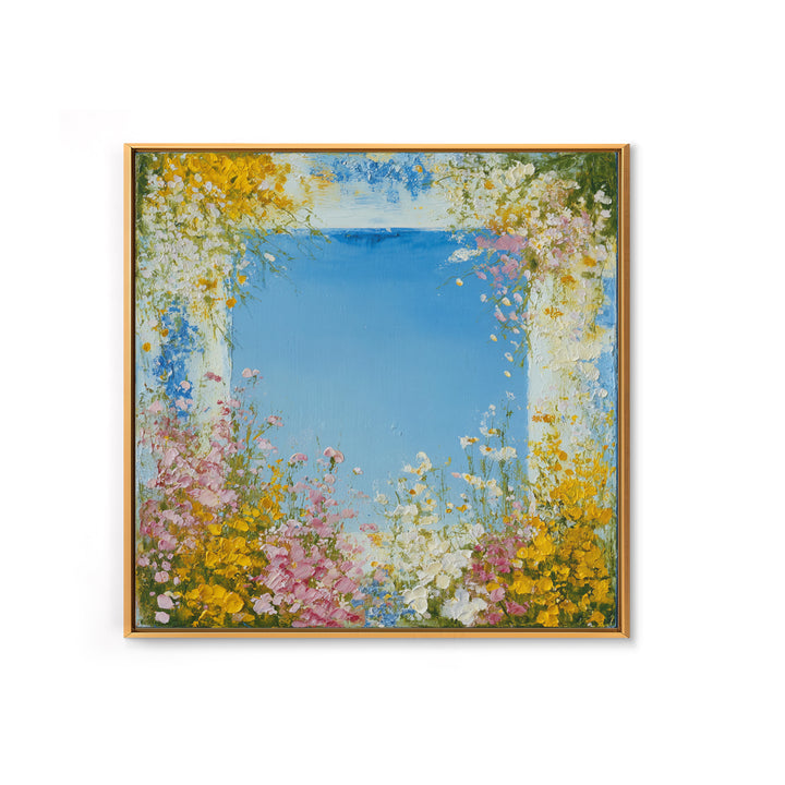 Fresh Air Meadow Landscape for Clean Mood Canvas Print, Laundry Room Art, Neutral Decor, Living Room Decor, Fine Art, Clean, LRA-1x1-95