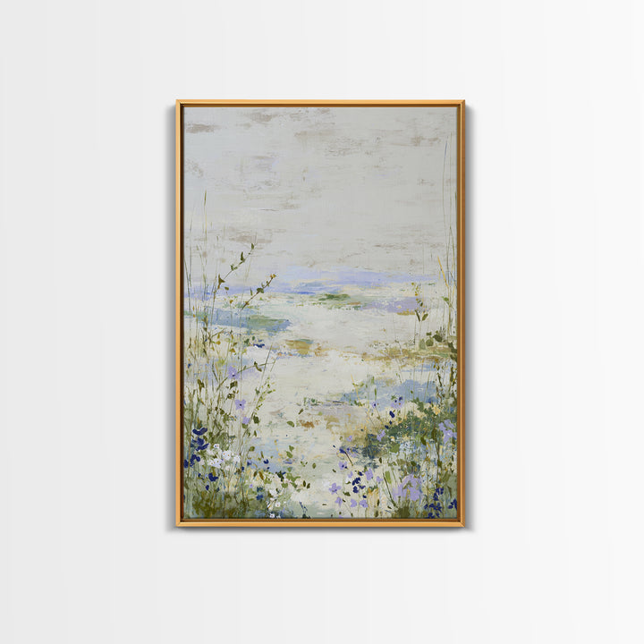 Fresh Air Meadow Landscape for Clean Mood Canvas Print, Laundry Room Art, Statement Artwork, Living Room Decor, Fine Art, Clean, LRA-2x3-31