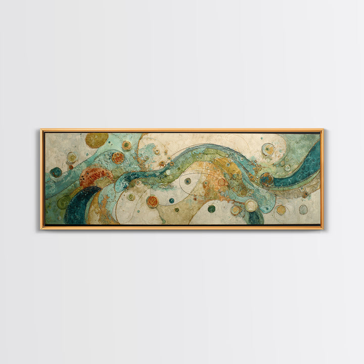 Abstract Suds and Bubbles Canvas Print, Laundry Room Art, Digital Art Print, Living Room Decor, Abstract Art, Clean, LRA-3x1-14