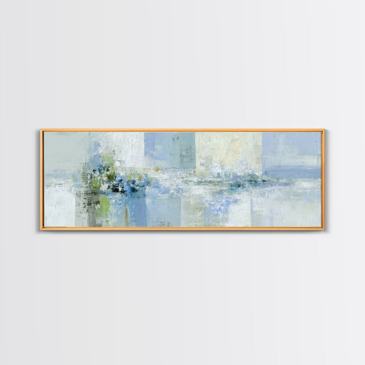 Linen Texture Abstract Framed Canvas Print, Laundry Room Art, Apartment Wall Art, Living Room Decor, Abstract Art, Clean, LRA-3x1-28