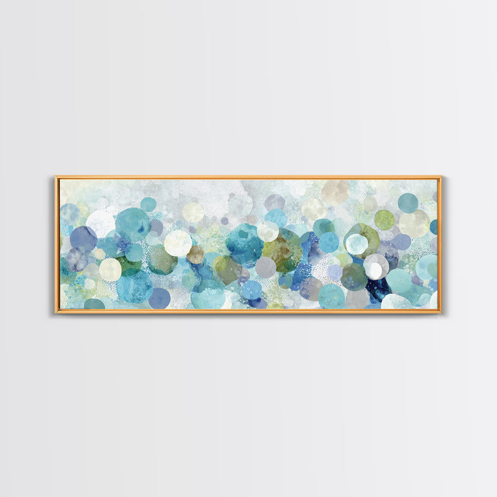 Abstract Suds and Bubbles Canvas Print, Laundry Room Art, Gallery Decor, Living Room Decor, Fine Art, Clean, Contemporary Art, LRA-3x1-62