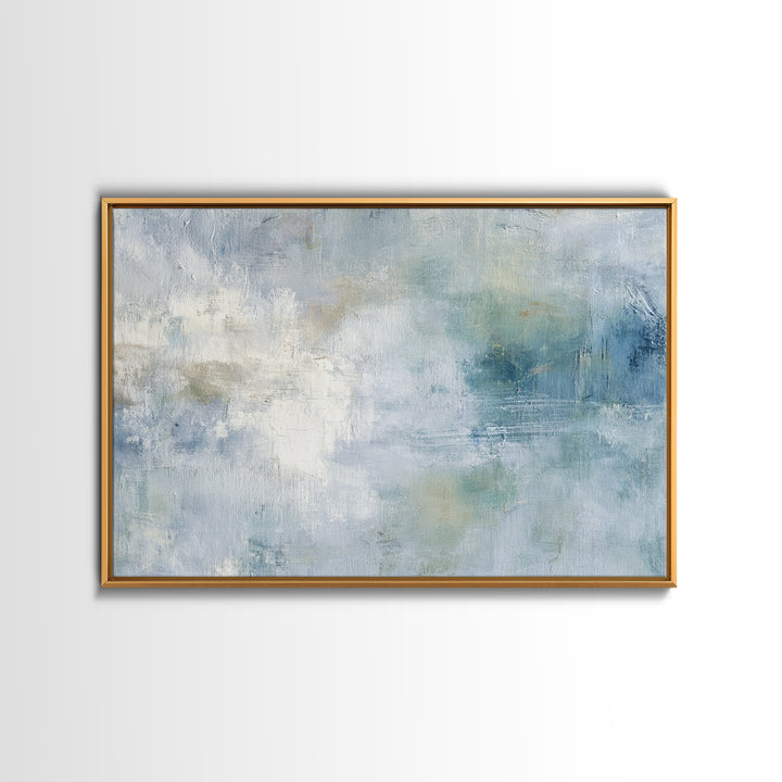 Linen Texture Abstract Framed Canvas Print, Laundry Room Art, Gallery Decor, Living Room Decor, Fine Art, Clean, LRA-3x2-64