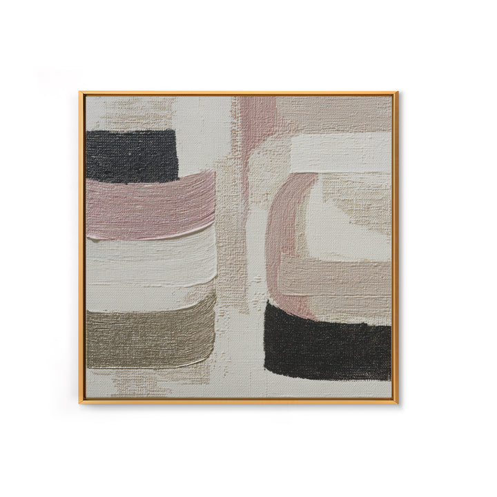 Soft Abstract Linen Texture Framed Canvas Print, Master Bedroom, Farmhouse Wall Art, Bedroom Decor, Fine Art, Sanctuary, MAS-1x1-27