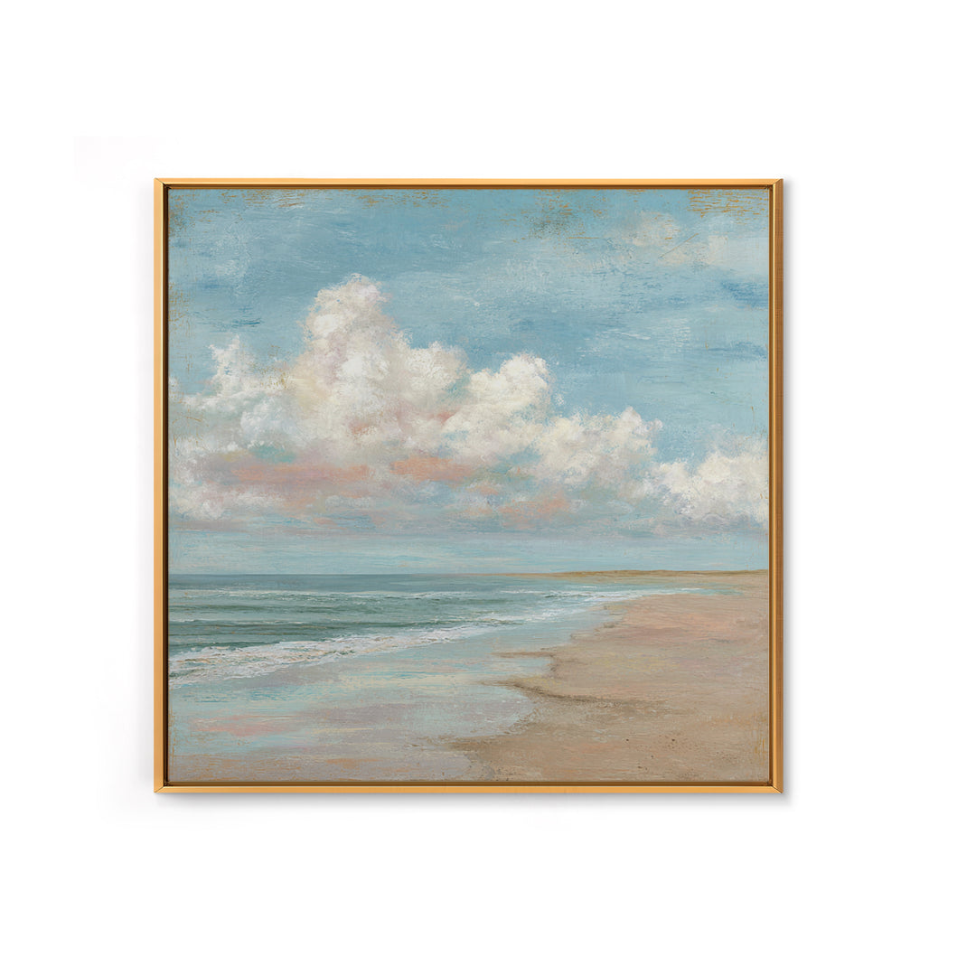 Hotel Coastal Landscape Canvas Print, Master Bedroom, Luxury Decor, Bedroom Decor, Fine Art, Sanctuary, Wedding Decor, MAS-1x1-45