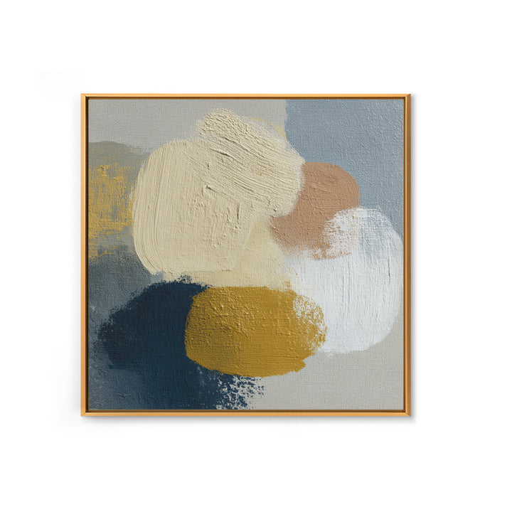 Soft Abstract Linen Texture Framed Canvas Print, Master Bedroom, Over Bed Wall Art, Bedroom Decor, Abstract Art, Sanctuary, MAS-1x1-51
