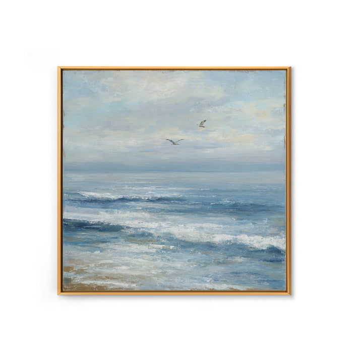 Hotel Coastal Landscape Canvas Print, Master Bedroom, Luxury Decor, Bedroom Decor, Fine Art, Sanctuary, Wedding Decor, MAS-1x1-69