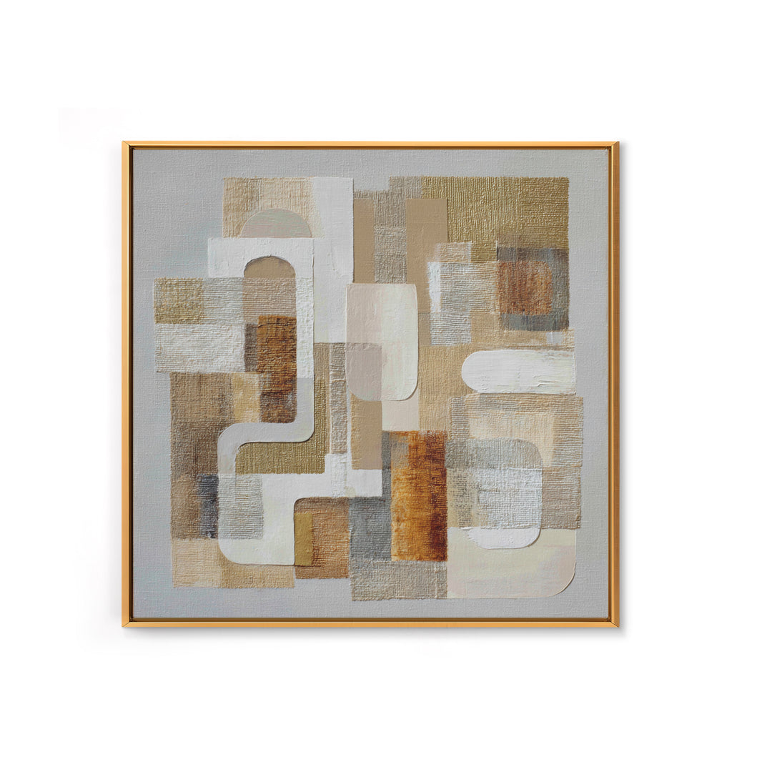 Soft Abstract Linen Texture Canvas Print, Master Bedroom, Statement Artwork, Bedroom Decor, Abstract Art, Sanctuary, MAS-1x1-75