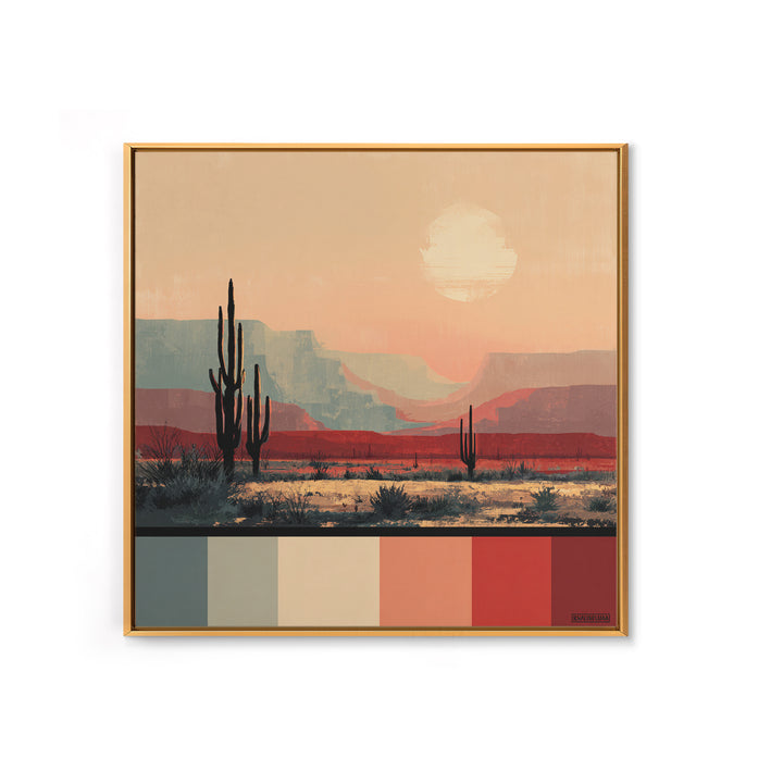 Quiet Desert Dusk Canvas Print, Master Bedroom, Boho Decor, Bedroom Decor, Fine Art, Sanctuary, Wall Art Prints, Large Wall Art, MAS-1x1-82
