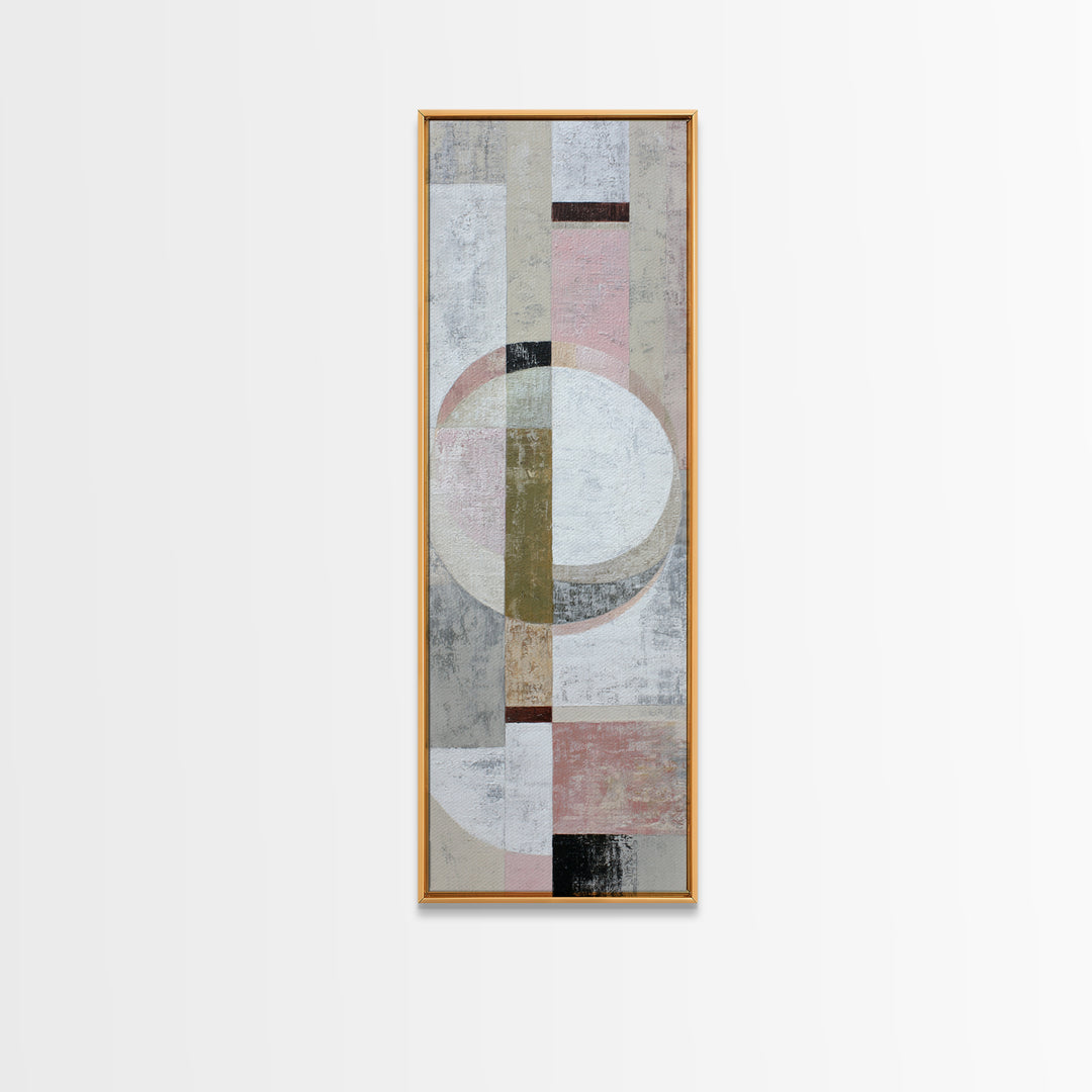 Soft Abstract Linen Texture Framed Canvas Print, Master Bedroom, Canvas Print, Bedroom Decor, Sanctuary, Above Bed Wall Art, MAS-1x3-15