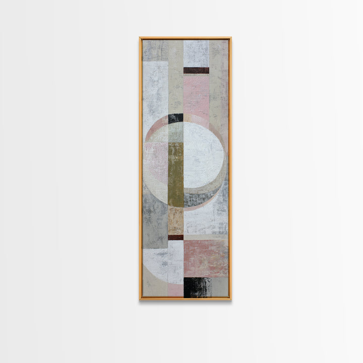 Soft Abstract Linen Texture Framed Canvas Print, Master Bedroom, Canvas Print, Bedroom Decor, Sanctuary, Above Bed Wall Art, MAS-1x3-15