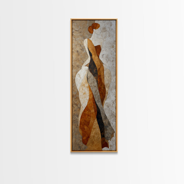 Classical Reclining Figure Implied Through Line Art Canvas Print, Master Bedroom, Master Bedroom Decor, Bedroom Decor, MAS-1x3-34