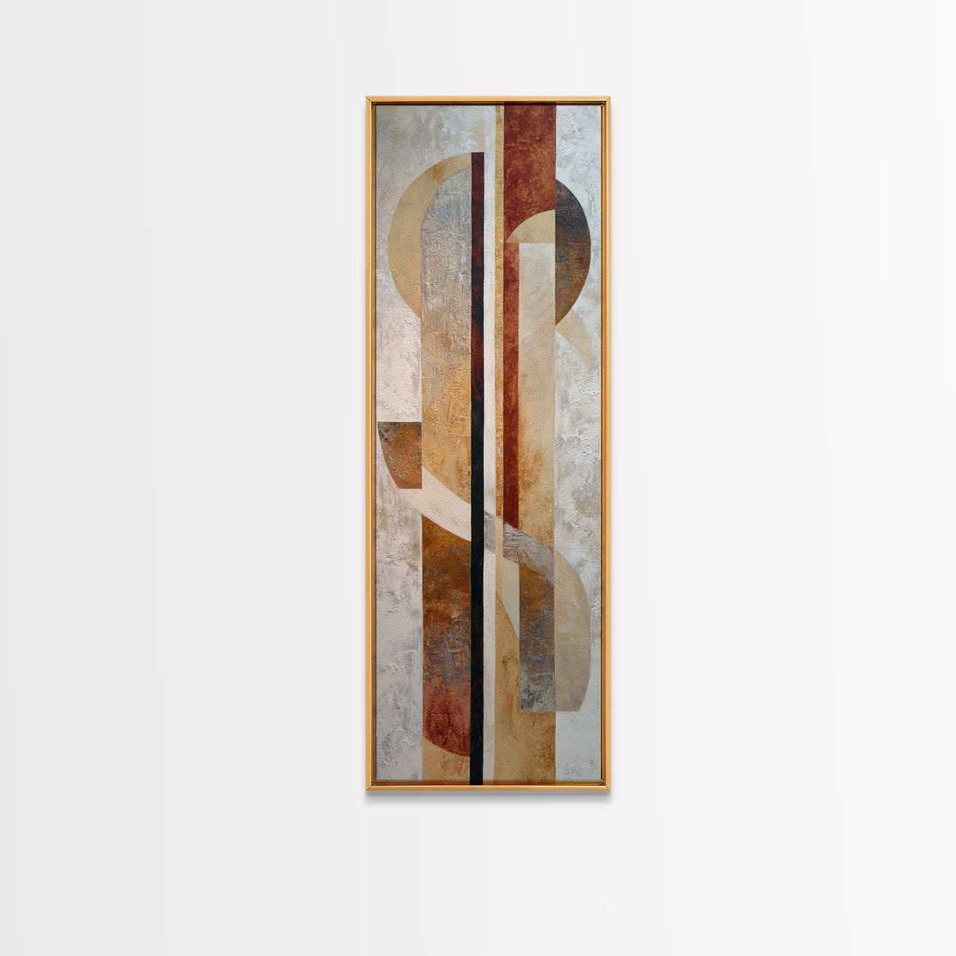 Large Cream Abstract Framed Canvas Print, Master Bedroom, Textured Painting, Bedroom Decor, Abstract Art, Sanctuary, Wall Decal, MAS-1x3-53