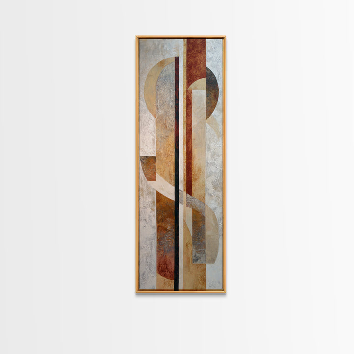 Large Cream Abstract Framed Canvas Print, Master Bedroom, Textured Painting, Bedroom Decor, Abstract Art, Sanctuary, Wall Decal, MAS-1x3-53