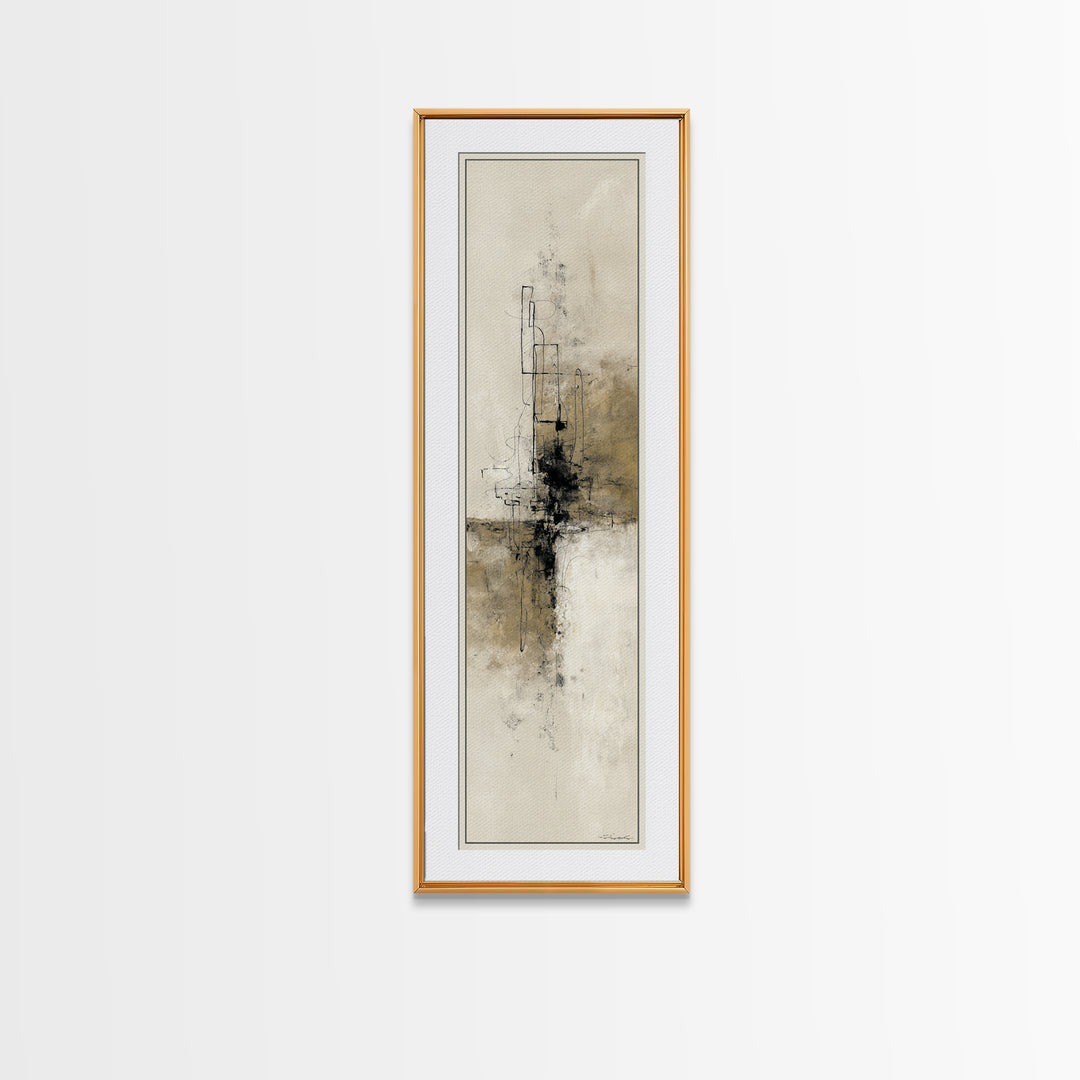 Minimal Two Figure Line Drawing Canvas Print, Master Bedroom, Vinyl Wall Decal, Bedroom Decor, Fine Art, Sanctuary, MAS-1x3-89