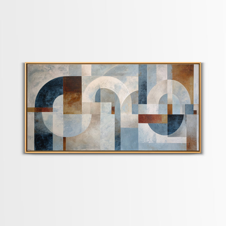 Large Cream Abstract Framed Canvas Print, Master Bedroom, Bedroom Decor, Abstract Art, Sanctuary, Farmhouse Wall Art, MAS-2x1-13