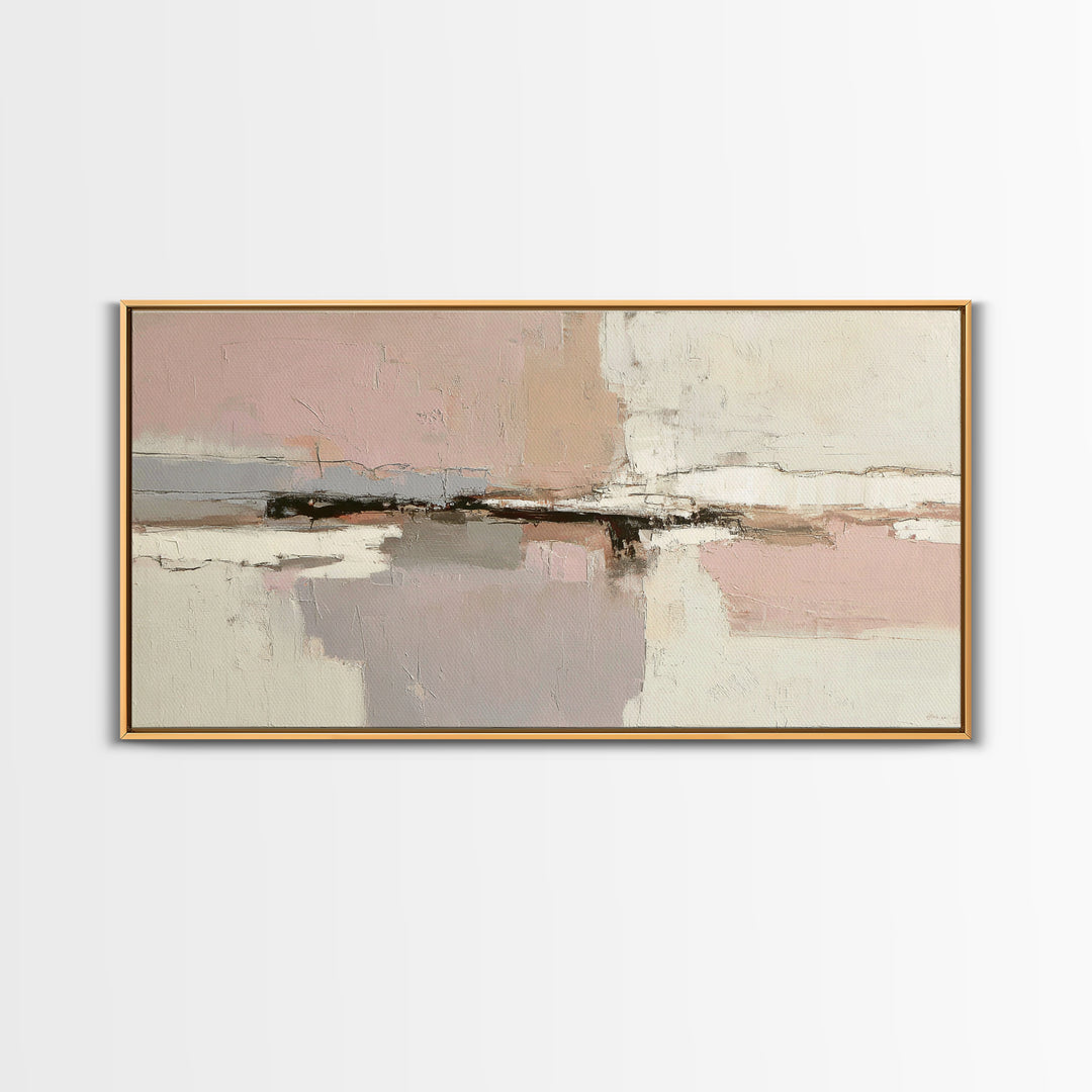 Minimal Two Figure Line Drawing Framed Canvas Print, Master Bedroom, Bedroom Decor, Fine Art, Sanctuary, Living Room Prints, MAS-2x1-25