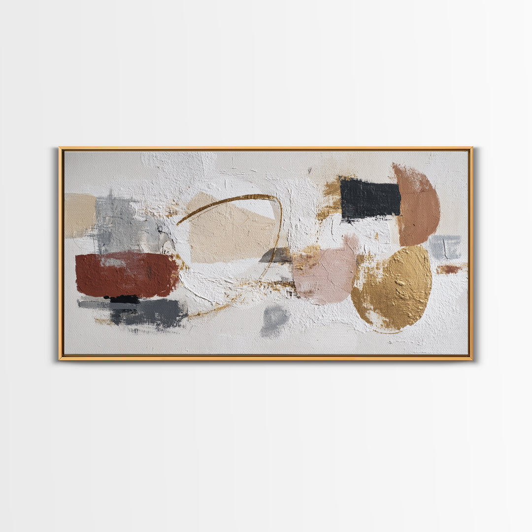 Soft Abstract Linen Texture Canvas Print, Master Bedroom, Farmhouse Wall Decor, Bedroom Decor, Abstract Art, Sanctuary, MAS-2x1-47