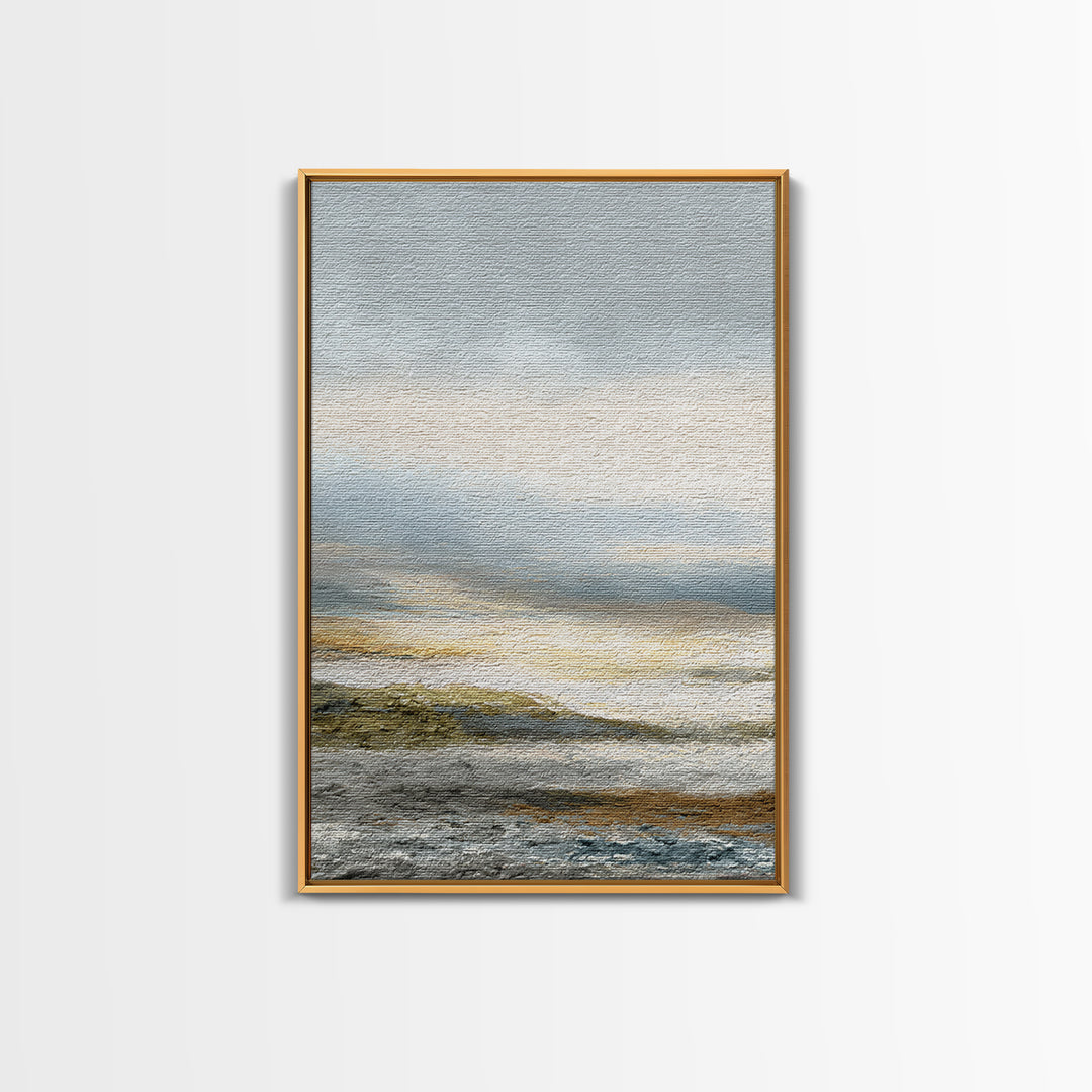 Soft Mountain Ridge Canvas Print, Master Bedroom, Bedroom Wall Art, Bedroom Decor, Oil Painting, Sanctuary, Signs for Home, MAS-2x3-45