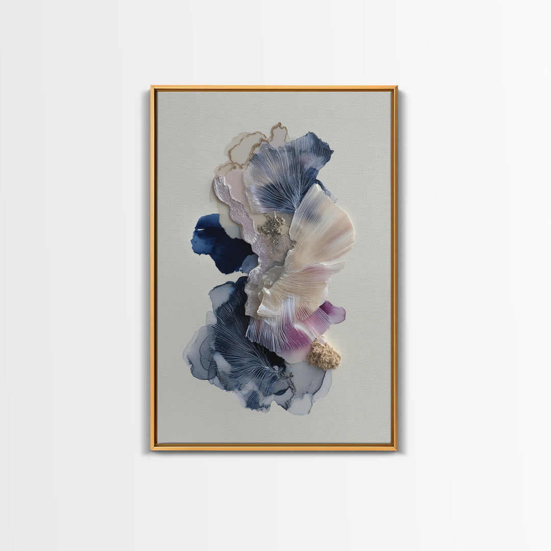 Tonal Floral Diptych Framed Canvas Print, Master Bedroom, Wall Decor, Bedroom Decor, Fine Art, Sanctuary, Farmhouse Wall Decor, MAS-2x3-46
