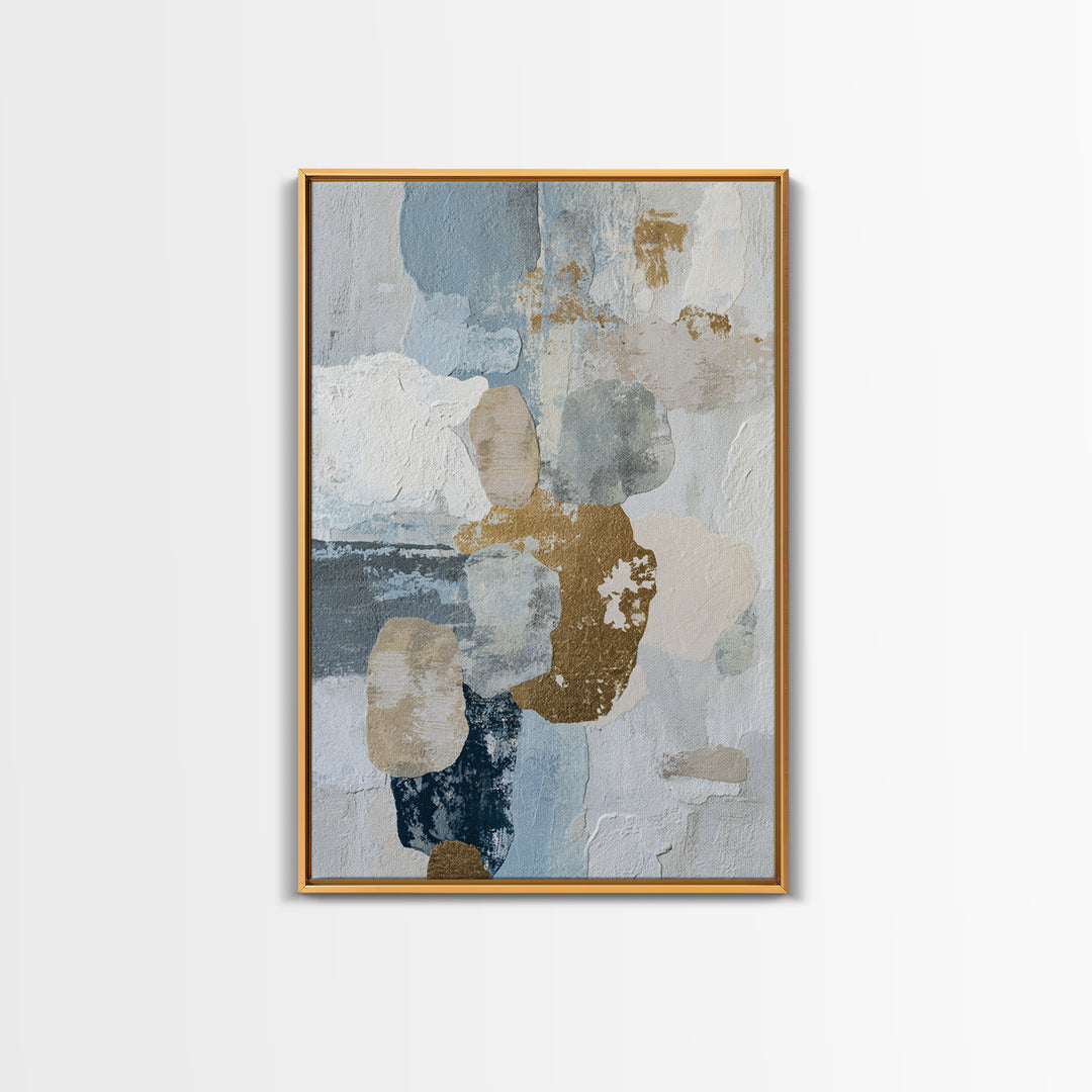 Minimal Stone Shapes Canvas Print, Master Bedroom, Bedroom Prints, Bedroom Decor, Abstract Art, Sanctuary, Gallery Decor, MAS-2x3-96