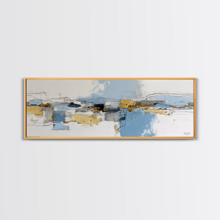 Minimal Two Figure Line Drawing Canvas Print, Master Bedroom, Signs for Home, Bedroom Decor, Fine Art, Sanctuary, Luxury Decor, MAS-3x1-21