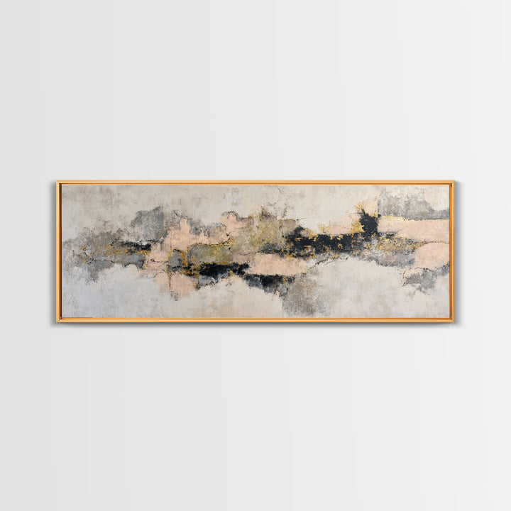 Soft Abstract Linen Texture Canvas Print, Master Bedroom, Bedroom Decor, Abstract Art, Sanctuary, Bedroom Prints, MAS-3x1-43