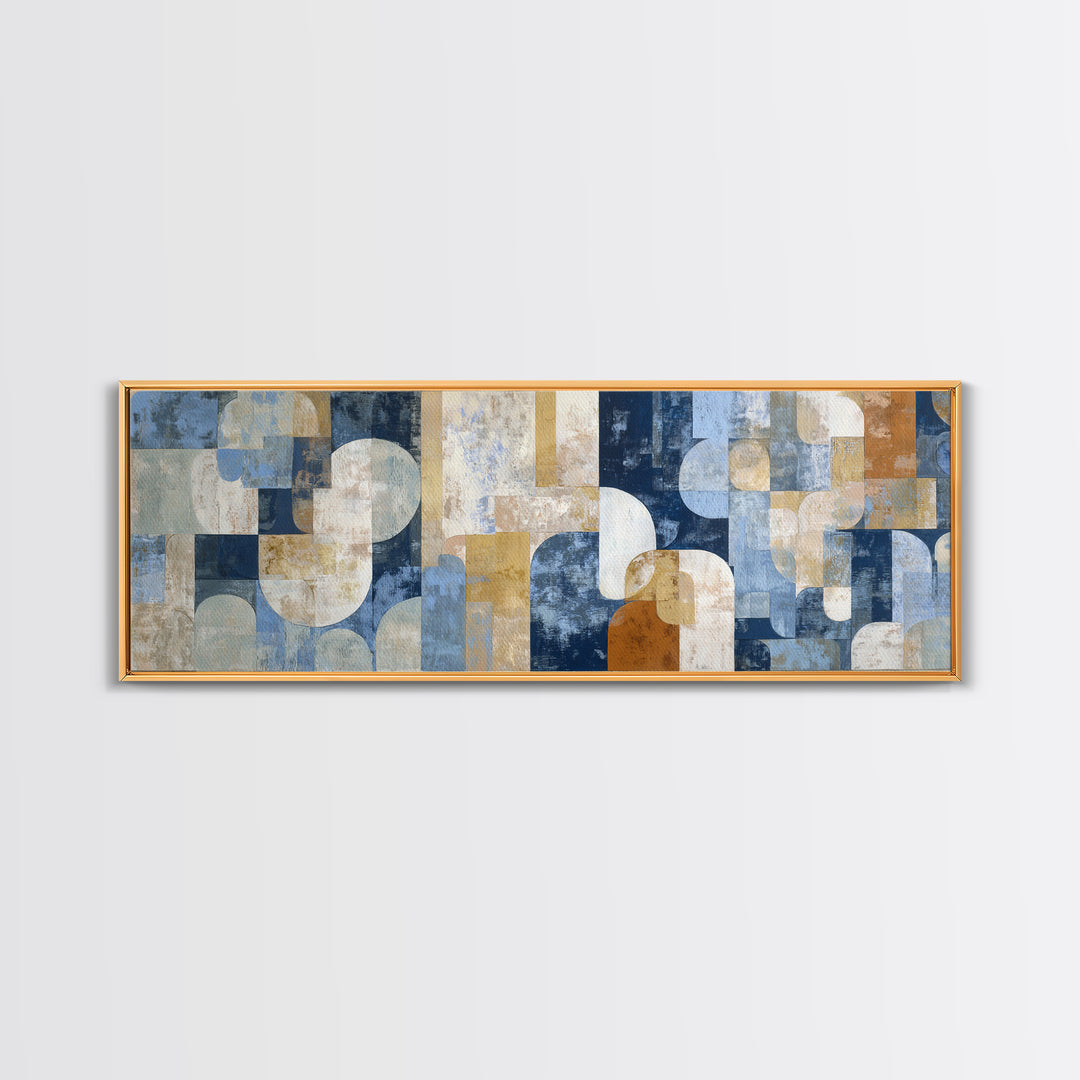 Soft Abstract Linen Texture Framed Canvas Print, Master Bedroom, Canvas Print, Bedroom Decor, Sanctuary, Above Bed Wall Art, MAS-3x1-67